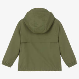 Ralph Lauren-جاكيت بغطاء رأس لون أخضر | Childrensalon