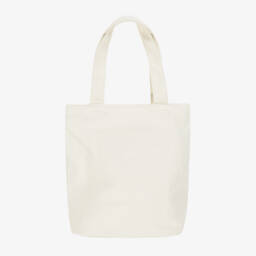 Ralph Lauren-Ivory Canvas Polo Bear Tote Bag (36cm) | Childrensalon