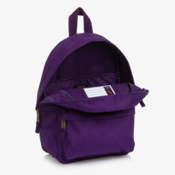Ralph Lauren-Mini Purple Canvas Polo Bear Backpack (34cm) | Childrensalon