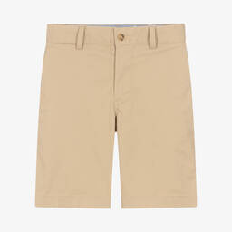 Ralph Lauren-شورت تشينو قطن تويل لون بيج للمراهقين | Childrensalon