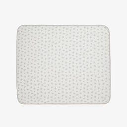 Ralph Lauren-بطانية بطبعة دب بولو قطن لون أبيض (80 سم) | Childrensalon