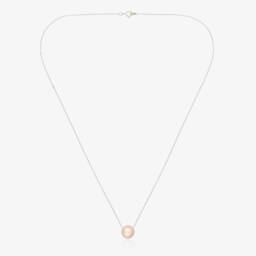 Raw Pearls-Серебряная цепочка с жемчужиной (45см) | Childrensalon