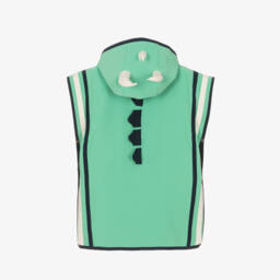 Roarsome-منشفة بونشو بطبعة ديناصور لون أخضر | Childrensalon