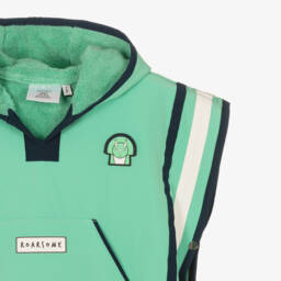 Roarsome-منشفة بونشو بطبعة ديناصور لون أخضر | Childrensalon