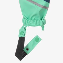 Roarsome-بنطلون واقي من المطر لون أخضر وأزرق للأولاد | Childrensalon