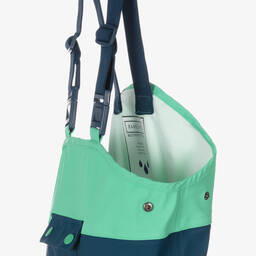 Roarsome-بنطلون واقي من المطر لون أخضر وأزرق للأولاد | Childrensalon