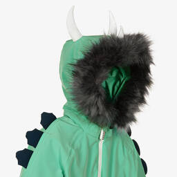 Roarsome-Green Spike The Dinosaur Snowsuit | Childrensalon