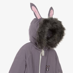 Roarsome-Grey Hop The Bunny Snowsuit | Childrensalon