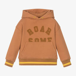 Roarsome-سويتشيرت بهودي قطن عضوي لون برتقالي | Childrensalon
