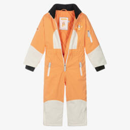 Roarsome-Orange Technical Bingo Snowsuit | Childrensalon
