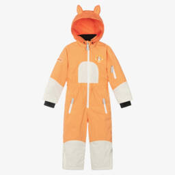 Roarsome-Orange Technical Bingo Snowsuit | Childrensalon