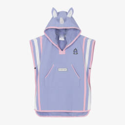 Purple Sparkle The Unicorn Poncho Towel