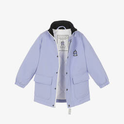 Roarsome-معطف هودي واقي من المطر لون بنفسجي للبنات | Childrensalon