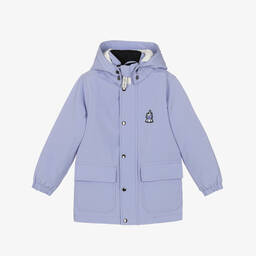Roarsome-معطف هودي واقي من المطر لون بنفسجي للبنات | Childrensalon
