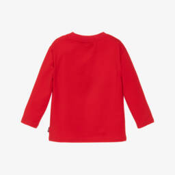 Rock Your Baby-Boys Red Cotton Festive Dinosaur Top | Childrensalon