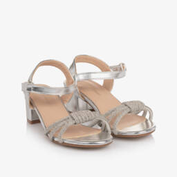 Junona-فستان تول مزين بالريش اللامع لون أزرق للبنات | Childrensalon