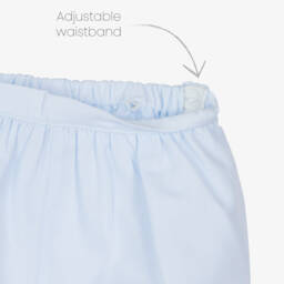 Sarah Louise-Blue & White Buster Suit | Childrensalon