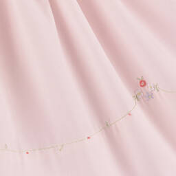 Sarah Louise-Girls Pink Hand-Smocked Cotton Dress | Childrensalon