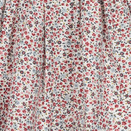 Sarah Louise-Girls Red Floral Hand-Smocked Dress | Childrensalon