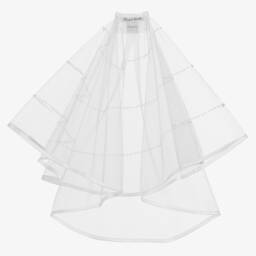Sarah Louise-Girls White Tulle & Sequin Communion Veil | Childrensalon