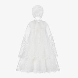 Sarah Louise-Ivory Ceremony Gown Set | Childrensalon