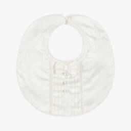 Sarah Louise-طقم بيبي سوت حرير لون عاجي للأولاد الرضع | Childrensalon