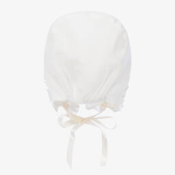 Sarah Louise-Ivory Smocked Baby Bonnet  | Childrensalon