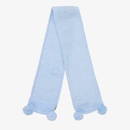 Sätila of Sweden-Pale Blue Belle Knitted Scarf (88cm) | Childrensalon