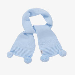 Sätila of Sweden-Pale Blue Belle Knitted Scarf (88cm) | Childrensalon