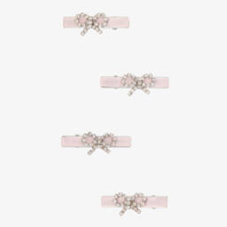 Versace-Girls Green Underwater Barocco Print Silk Dress | Childrensalon