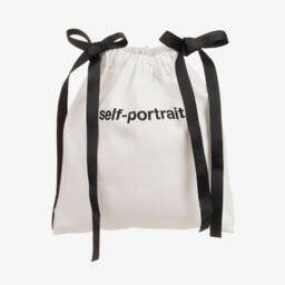 Self-Portrait-Girls White Lace & Pearl Hairband | Childrensalon