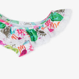 Selini Action-Girls White Heart Print Bikini | Childrensalon