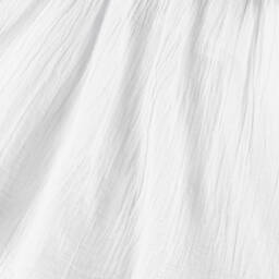 Selini Action-Girls White & Pink Butterflies Cotton Dress | Childrensalon