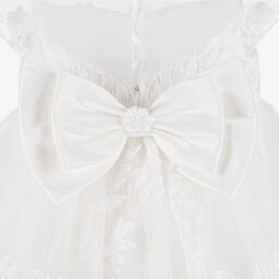 Sevva-فستان أطفال بناتي تول برّاق لون عاجي فاتح | Childrensalon