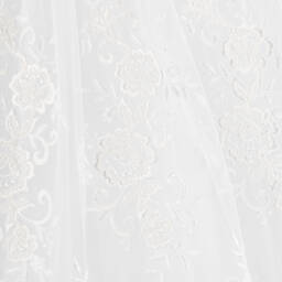 Sevva-Baby Girls White Ceremony Gown & Bonnet Set | Childrensalon