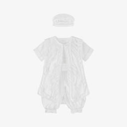 Sevva-Boys White Ceremony Babysuit Set | Childrensalon