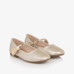 Piccola Speranza-Girls Pink Faux Fur Coat with Velvet Bows | Childrensalon