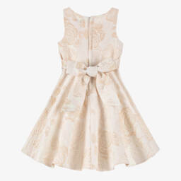 Sevva-فستان بروكاد لون ذهبي  | Childrensalon