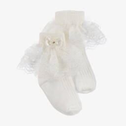 Sevva-Girls Gold Satin & Embroidered Tulle Dress | Childrensalon