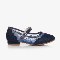 Sevva-حذاء بسير برّاق لون كحلي للبنات | Childrensalon