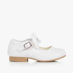 Sevva-Girls White Mary Jane Shoes | Childrensalon