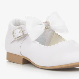Sevva-Girls White Mary Jane Shoes | Childrensalon