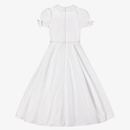 Sevva-Girls White Satin Dress | Childrensalon