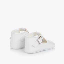 Sevva-White Faux Patent Leather Pre-Walkers | Childrensalon