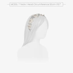 Sienna Likes To Party-Girls Silver Flower Hairband | Childrensalon