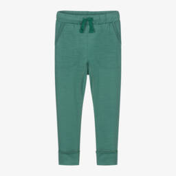 Smalls Merino-بنطلون رياضي صوف مارينو ZQ لون أخضر | Childrensalon