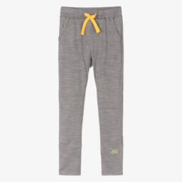 Smalls Merino-Grey Marl ZQ Merino Wool Slim Joggers | Childrensalon