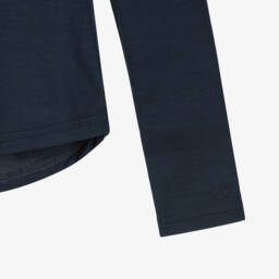 Smalls Merino-توب بياقة عالية صوف مارينو ZQ لون كحلي | Childrensalon