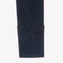 Smalls Merino-Navy Blue ZQ Merino Wool Slim Joggers | Childrensalon