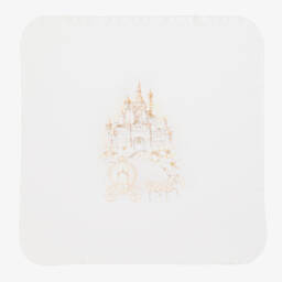 Sofija-طقم بطانية قطن لون عاجي للمولودات | Childrensalon